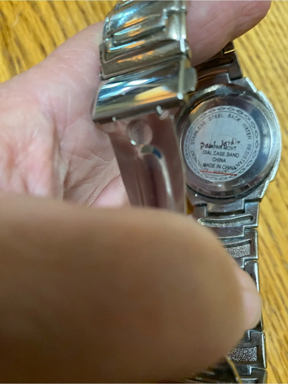 Silver Metal Bracelet Quartz Watch -